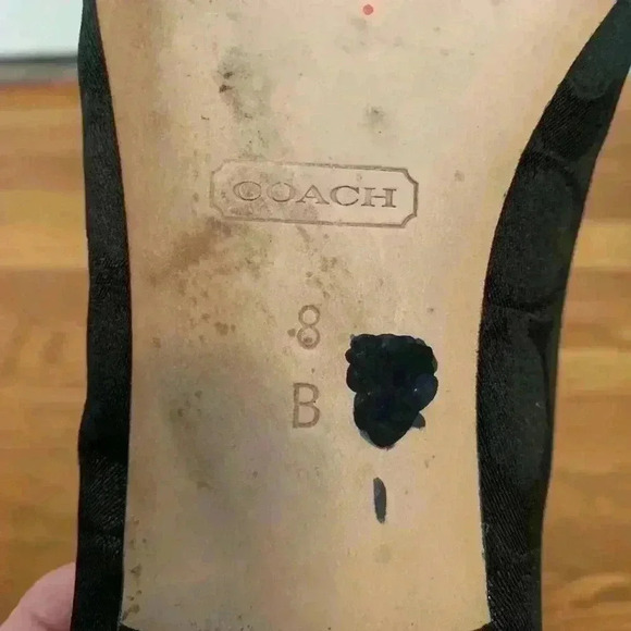 Coach Lynn Bow Ballet Flats Fabric, Coach logo, Women’s Size 8 - Picture 5 of 6